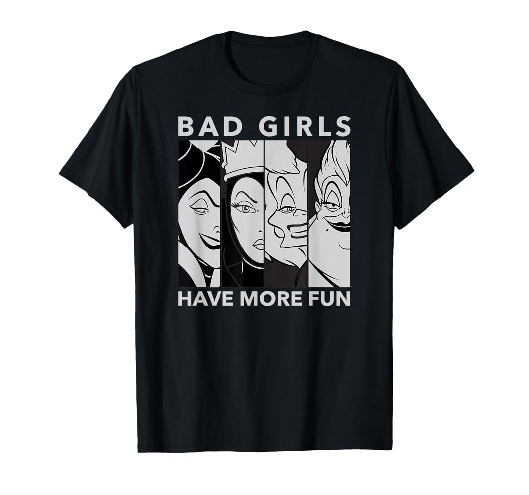 Disney Villains Bad girls Tシャツ 希少Lサイズ Amazon.com: Disney - Villains Bad Girls T-Shirt : Clothing